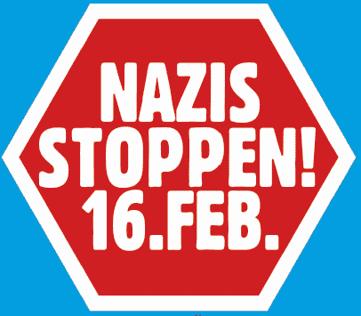 Nazis stoppen am 16.2.13 in Mannheim Neckarstadt-West