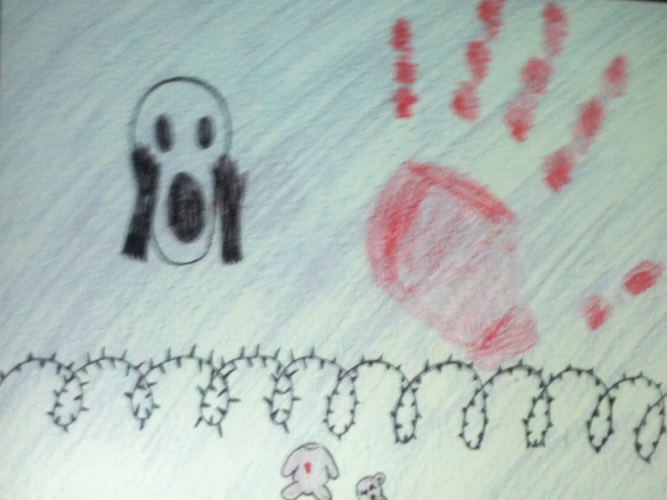 Kinderbild Schrecken des Krieges