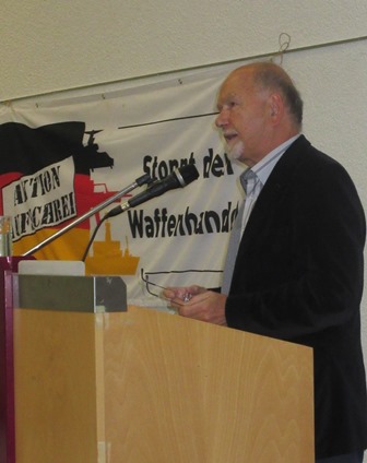 Antikriegstagsveranstaltung 2014 mit Dr. Detlef Bald in Mannheim