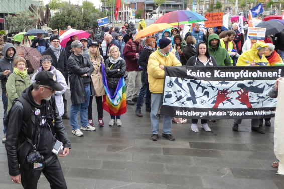 Kundgebung auf dem Alten Messplatz beim Ostermarsch 2017