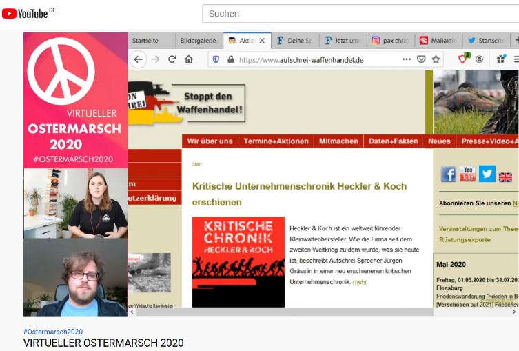 Virtueller Ostermarsch auf Youtube