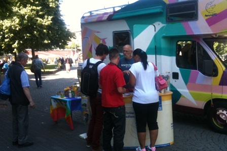 Unterschriftensammlung für Friedenspolitik statt Militäreinsätze am 24. Juni in Mannheim