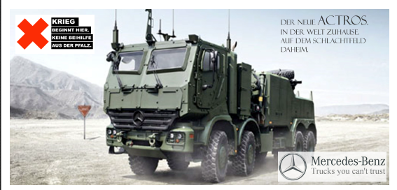 Militärversion Mercedes Actros