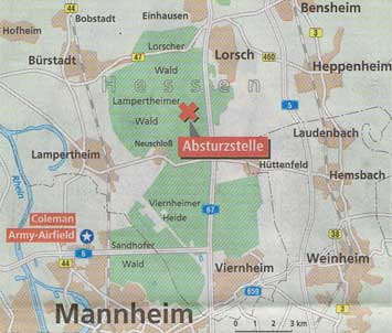 Absturzstelle des Black Hawk-Hubschraubers der US Armee