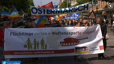 Ostermarschbericht der Tagesschau