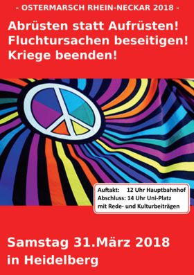 Ostermarsch Rhein-Neckar 2018 Plakat