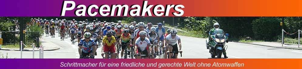 Pacemakers-Radmarathon Schrittmacher für eine friedliche und gerechte Welt ohne Atomwaffen