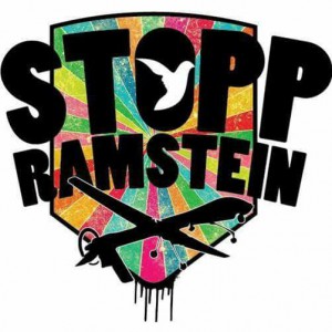 Logo Kampagne Stoppt Ramstein: Kein Drohnenkrieg