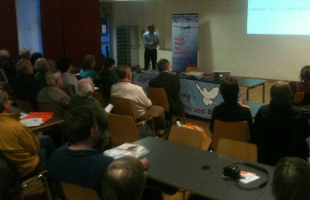 Veranstaltung zum Krieg in Syrien mit C. Ronnefeldt